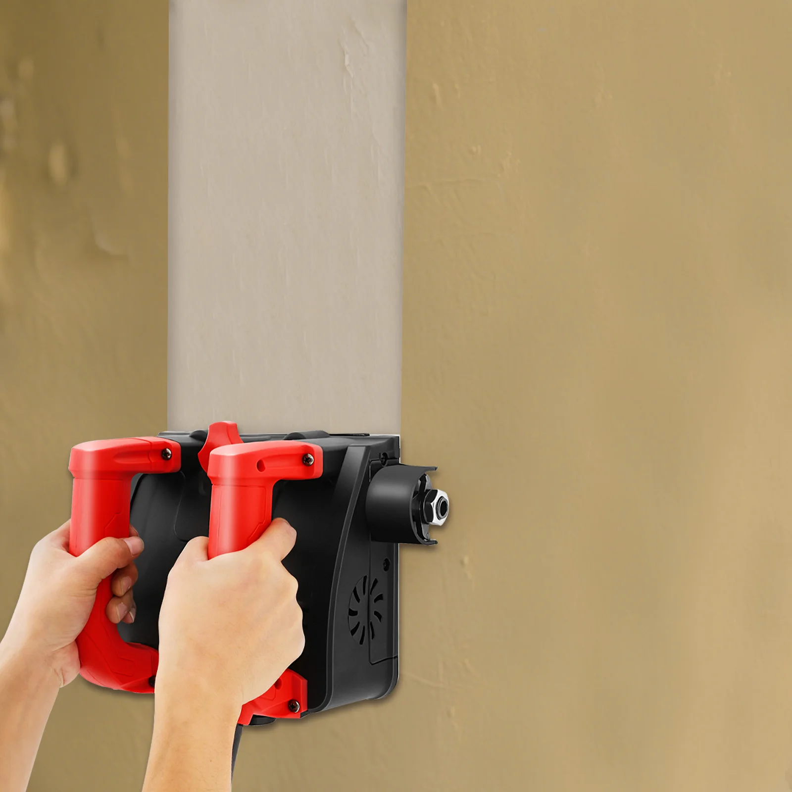 1200W Electric Wall Shovel Machine Concrete Miller Machine 3000RPM Dust-Free Renovation Tool for Interior/Exterior Walls