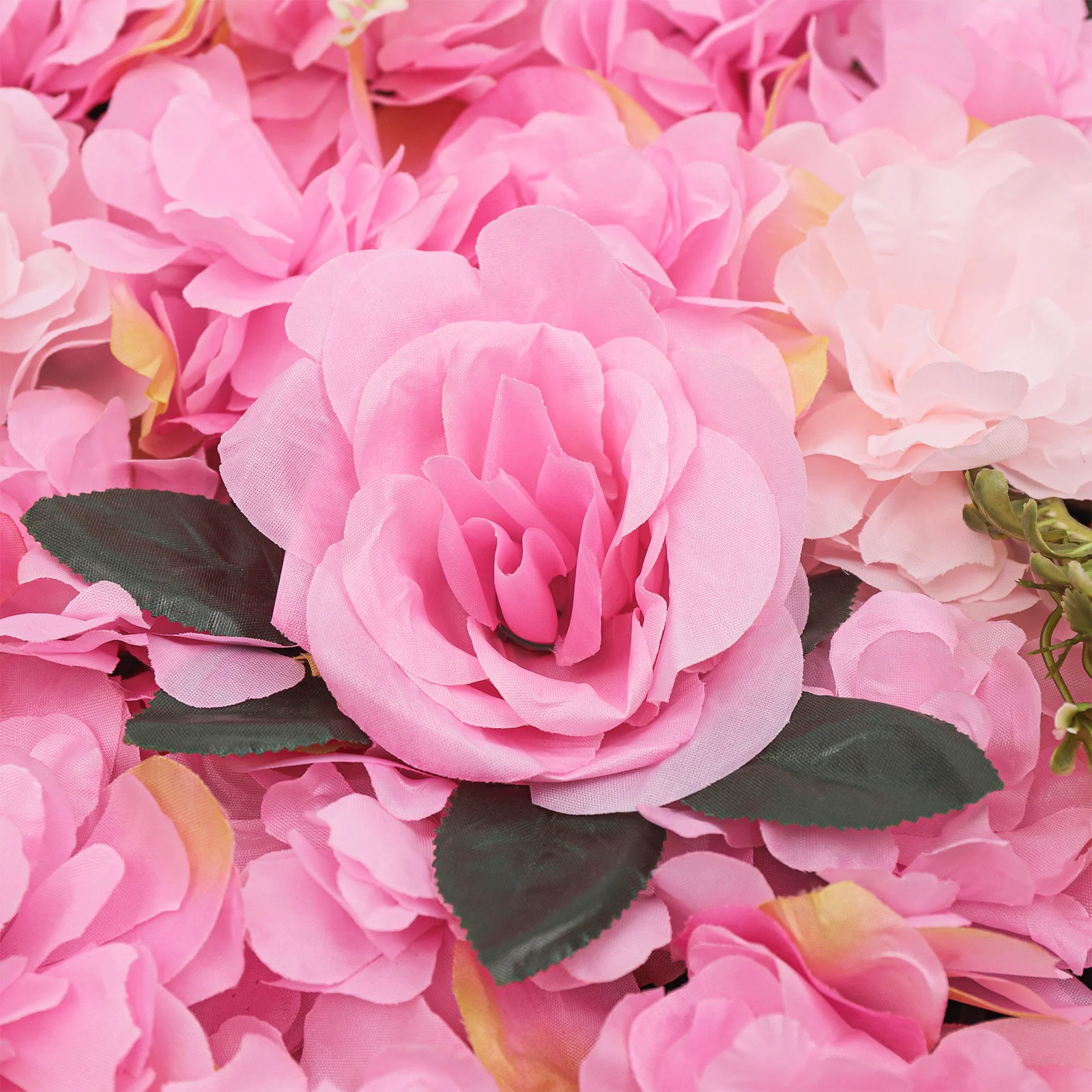 12 Pcs Flower Wall Panels Pink Wall Backdrop Panels Wedding Decor Set 60X40Cm Artificial Rose & Dahlia Flower Wall Panels