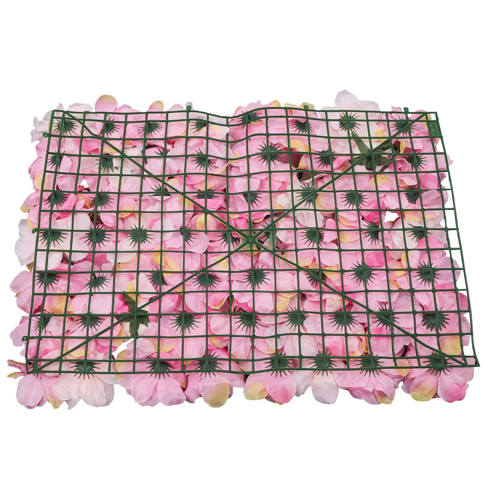 12 Pcs Flower Wall Panels Pink Wall Backdrop Panels Wedding Decor Set 60X40Cm Artificial Rose & Dahlia Flower Wall Panels