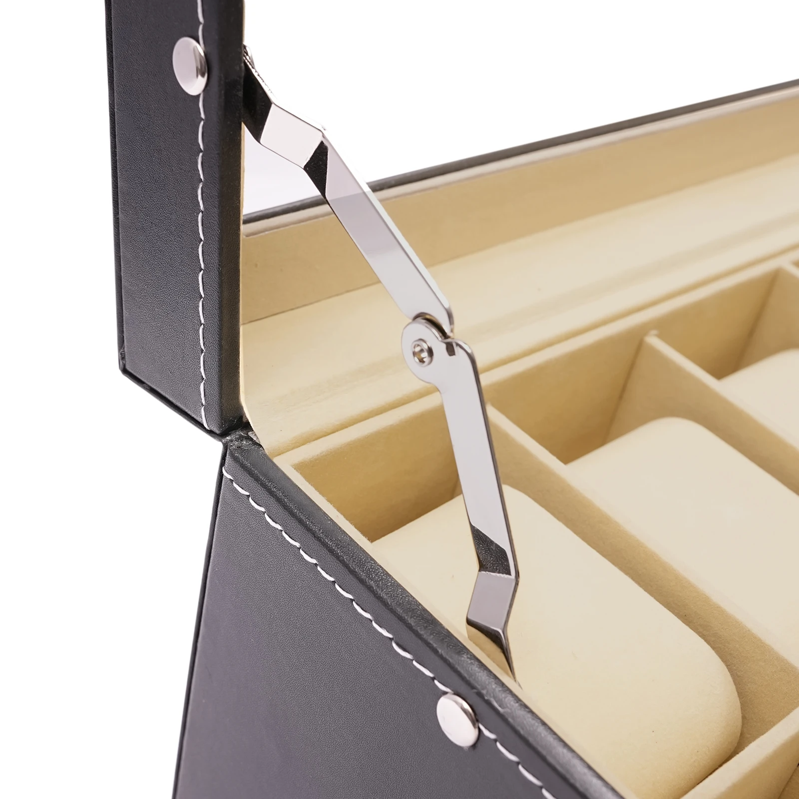 Watch Box, Display Watch and Sunglasses Jewellery Box, 6 Watch Box Jewellery Case and 9 Slots Sunglasses Organiser, Glasses Case