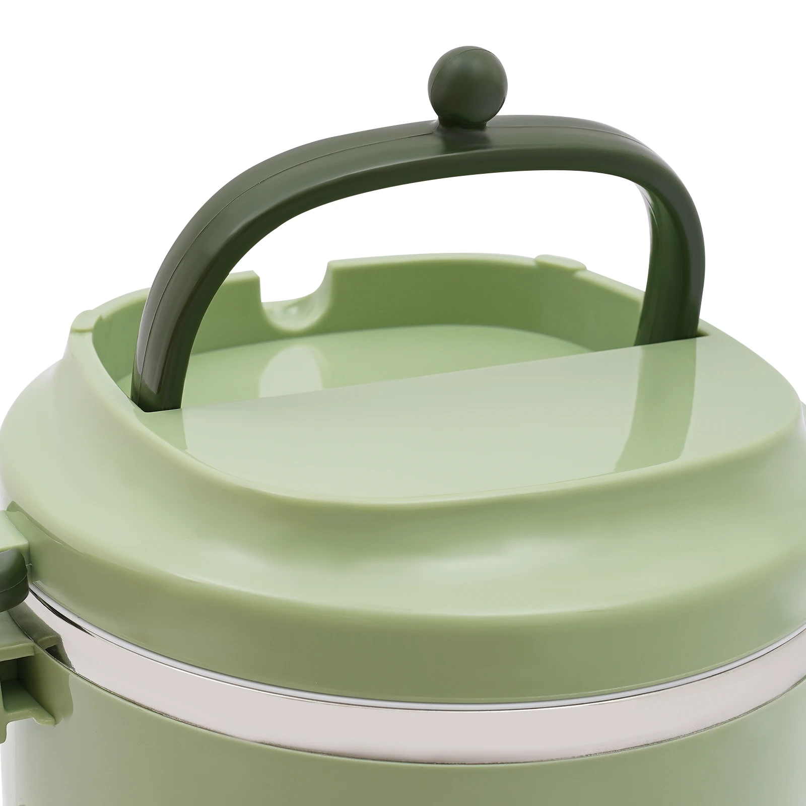 3-layer Freestanding Stackable Stainless Steel Lunch Box Bread Box Insulated Food Container