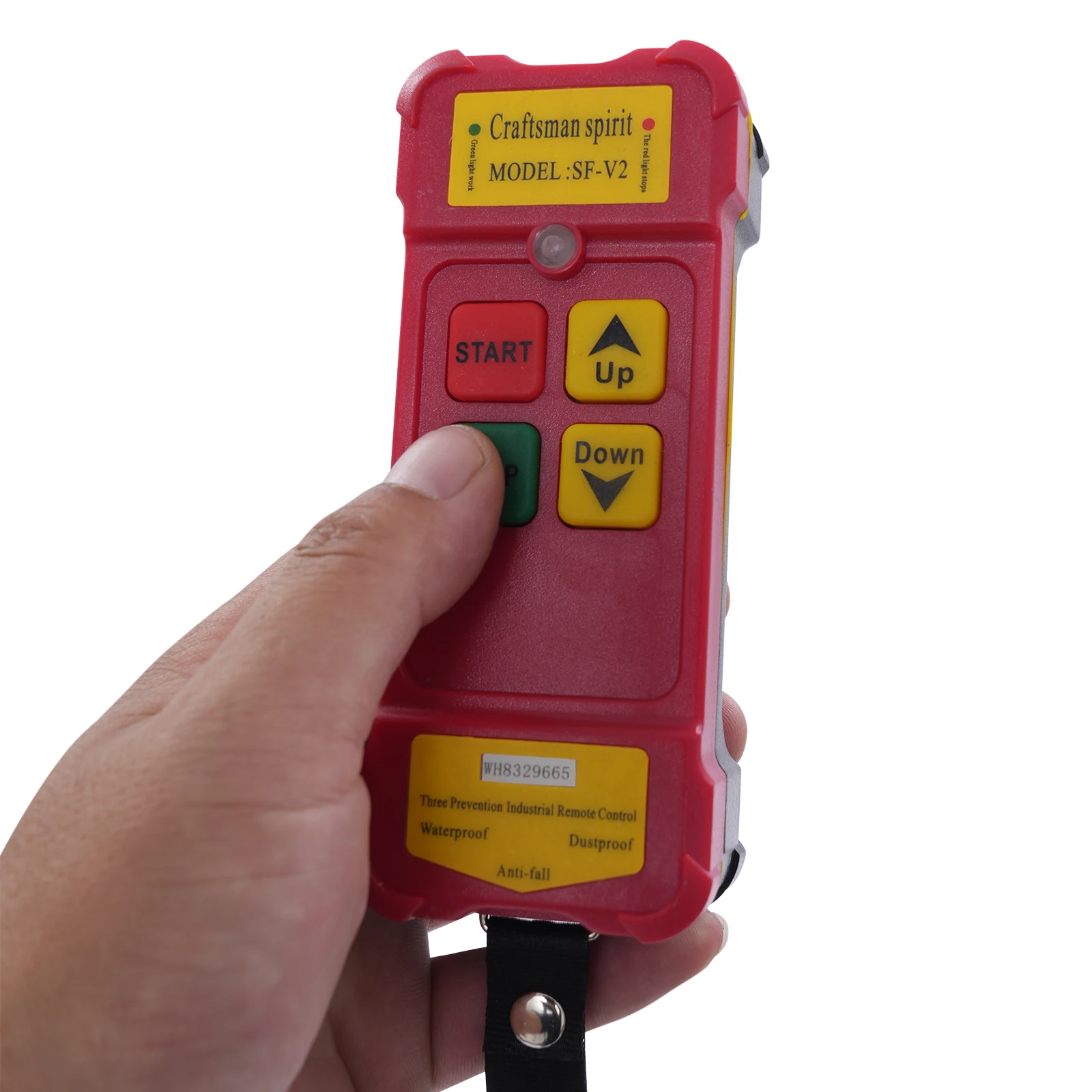 250kg Double Rope Electric Hoist 12m/39.37ft Lifting Crane 550w Wireless Remote Control Cable Hoist Winch w/h Installation Brack
