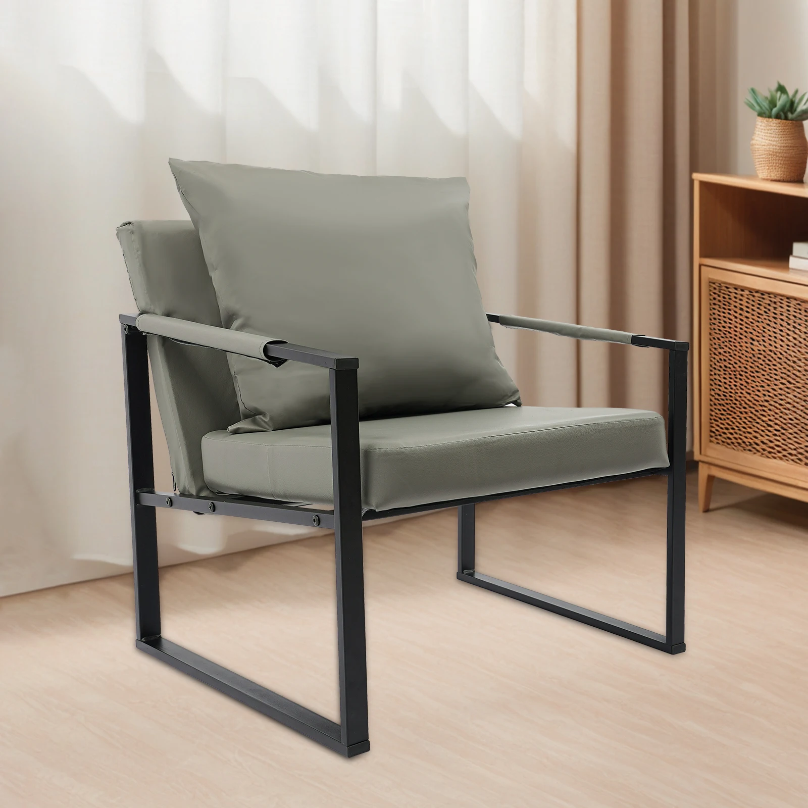Nordic Single Sofa Chair Italia Light Luxury Small Recliner House Living Room Chair Leisure Reception Lazy Sofa Modern Furniture