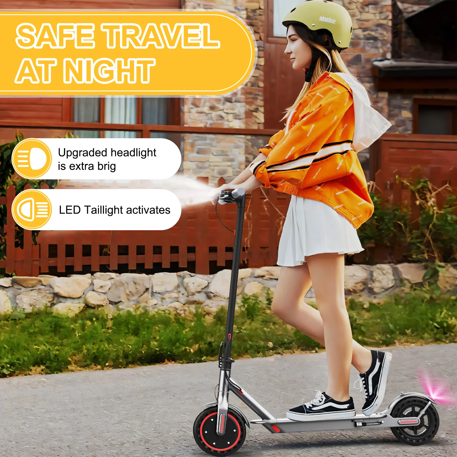 JUICEASE 2025 Solid Tire Electric Scooter 8.5/10 Inch 25/35KM Range Waterproof Escooter Remarkable Max Speed Scooter Electric