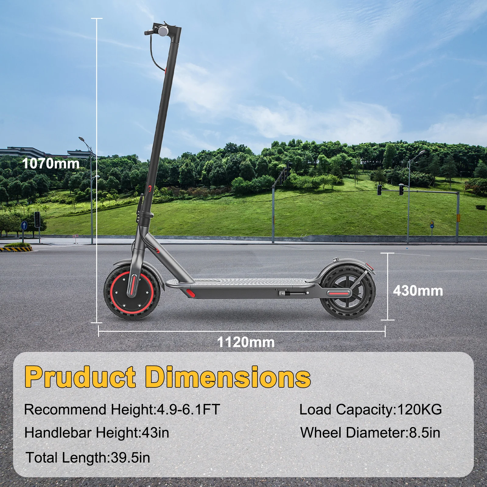 JUICEASE 2025 Solid Tire Electric Scooter 8.5/10 Inch 25/35KM Range Waterproof Escooter Remarkable Max Speed Scooter Electric