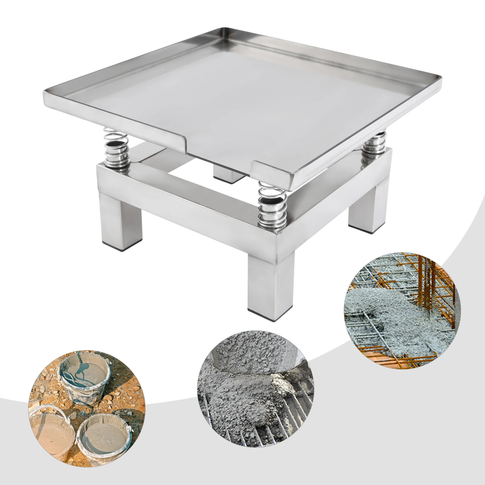 13.8*13.8in Electric Concrete Vibrating Platform Table| 10kg Load Vibration Test Bench