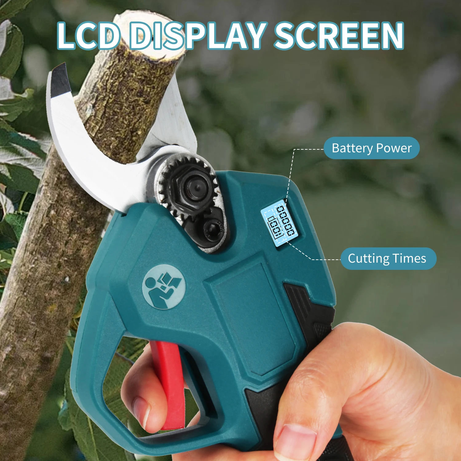 30mm Cordless Electric Pruning Shears Brushless Rechargeable Fruit Tree Bonsai Beautify Tool For Makita 18v Battery
