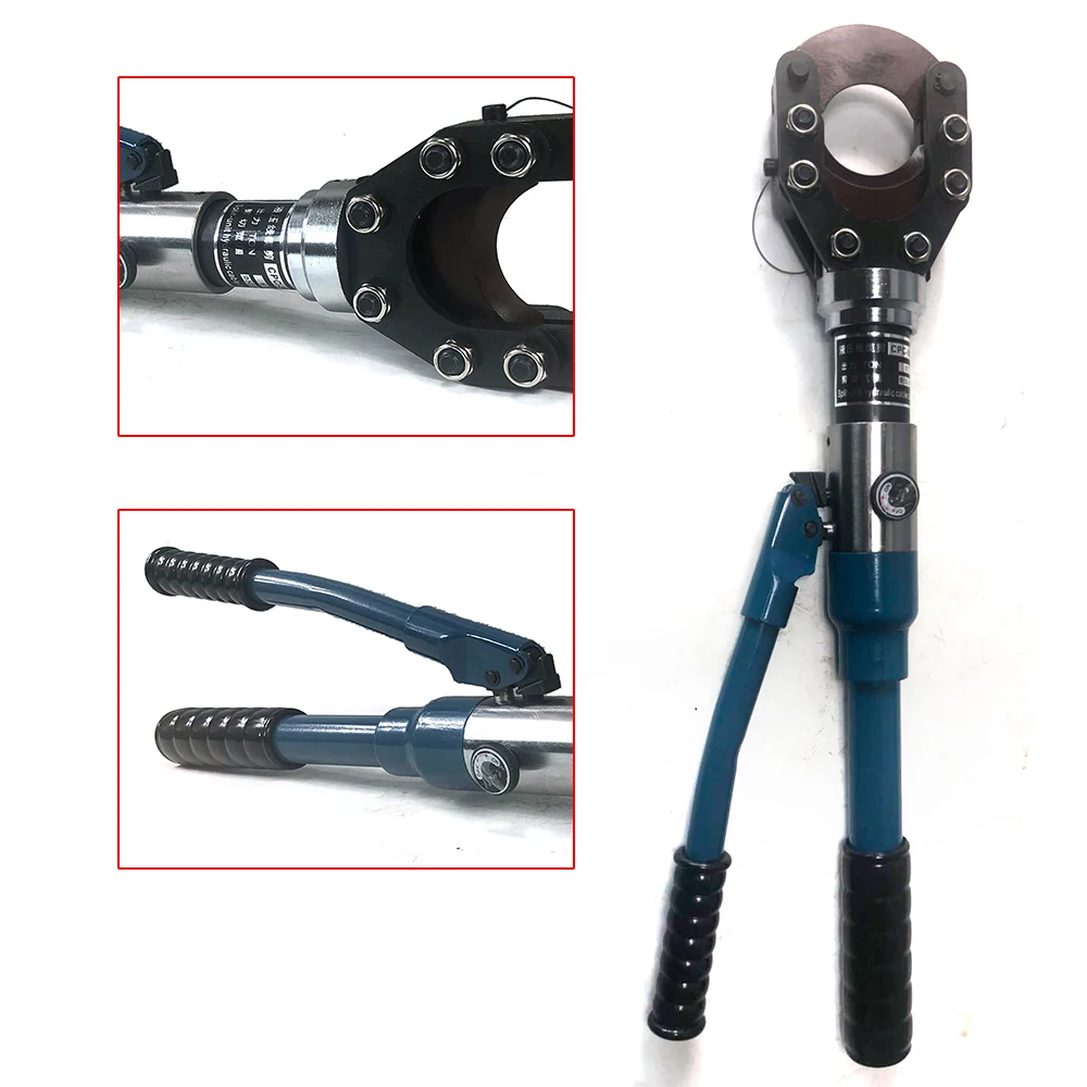 70kN Hydraulic Cable Cutter Cable Cutter 50mm Copper Cutting Shear for CU, Aluminium and Telephone Cables