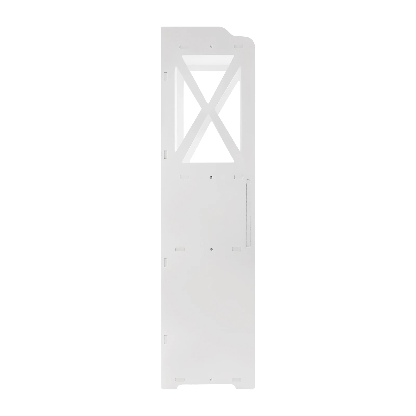Slim Tall Bathroom Cabinet with Door 80x20x12cm PVC Material Waterproof Easy Install And Clean Storage Solution for Bathrooms