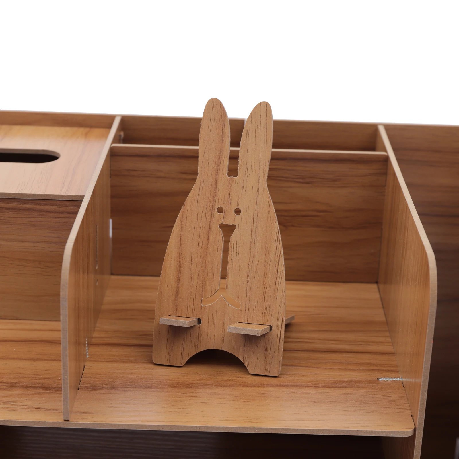 4 Layers Desk Organizer, A4 Table Organizer Paper Shelf Desk Office Supplies Storage Box for School Office 48×23×28cm