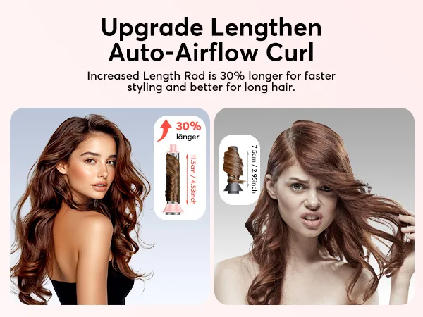 Bopcal 5 In 1 Hair Dryer Hot Air Comb Electric Hair Curling Iron 1200W High Speed Blower Multifunctional Styling Tools Hairdryer