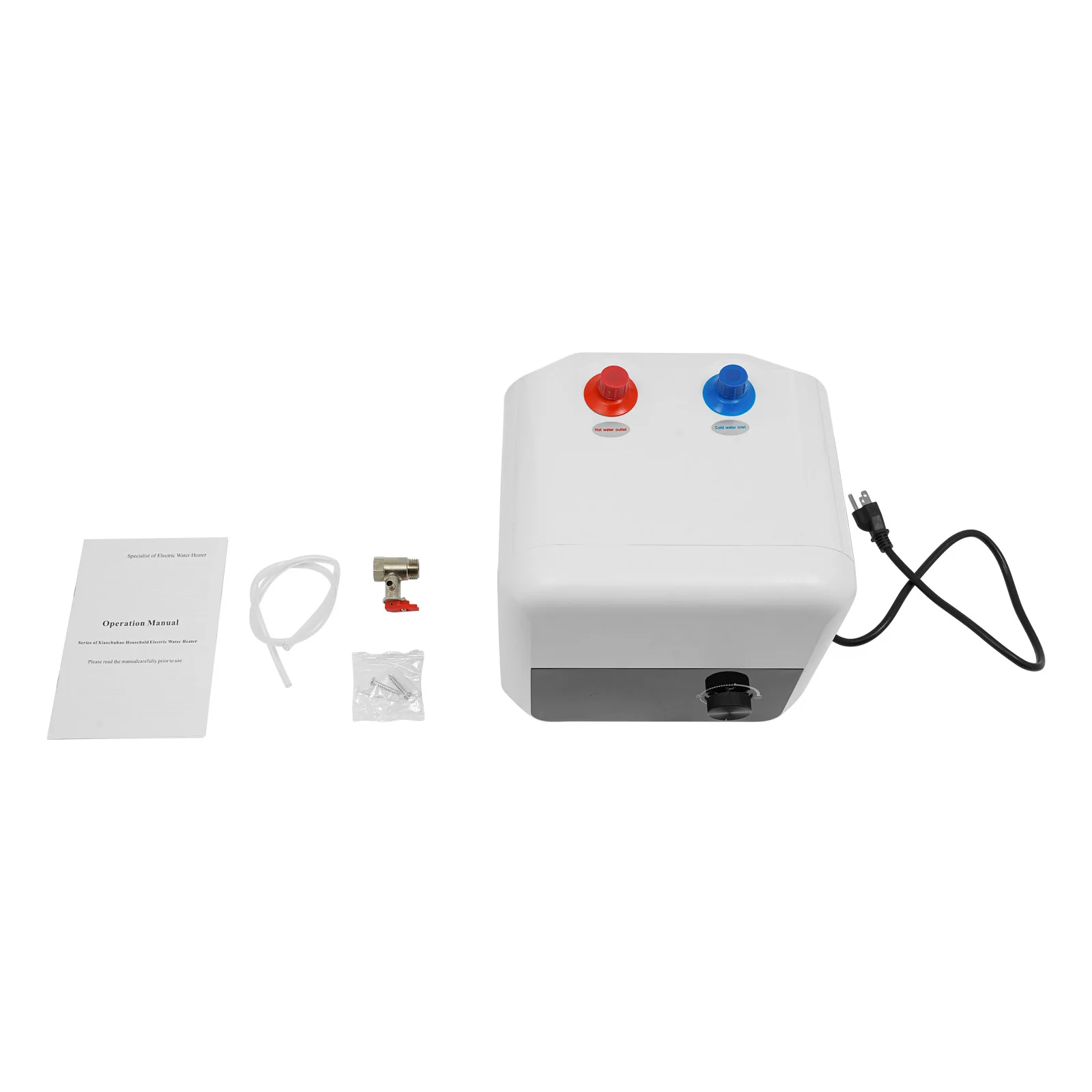 6/8L Water Heater, 1500W Water Heater, Electric Mini Tank Water Heater, Bathroom Kitchen Instant Electric Water Heater