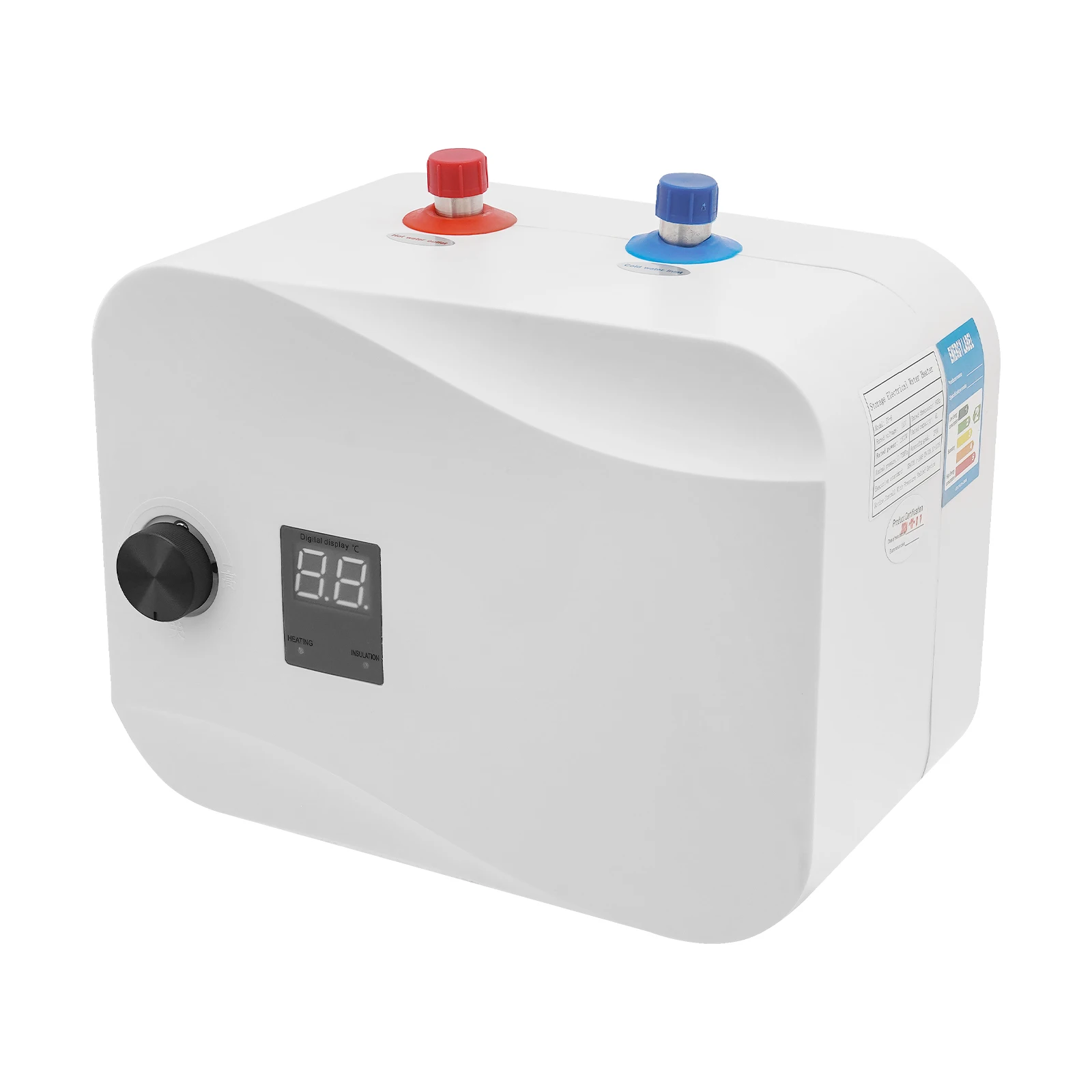6/8L Water Heater, 1500W Water Heater, Electric Mini Tank Water Heater, Bathroom Kitchen Instant Electric Water Heater