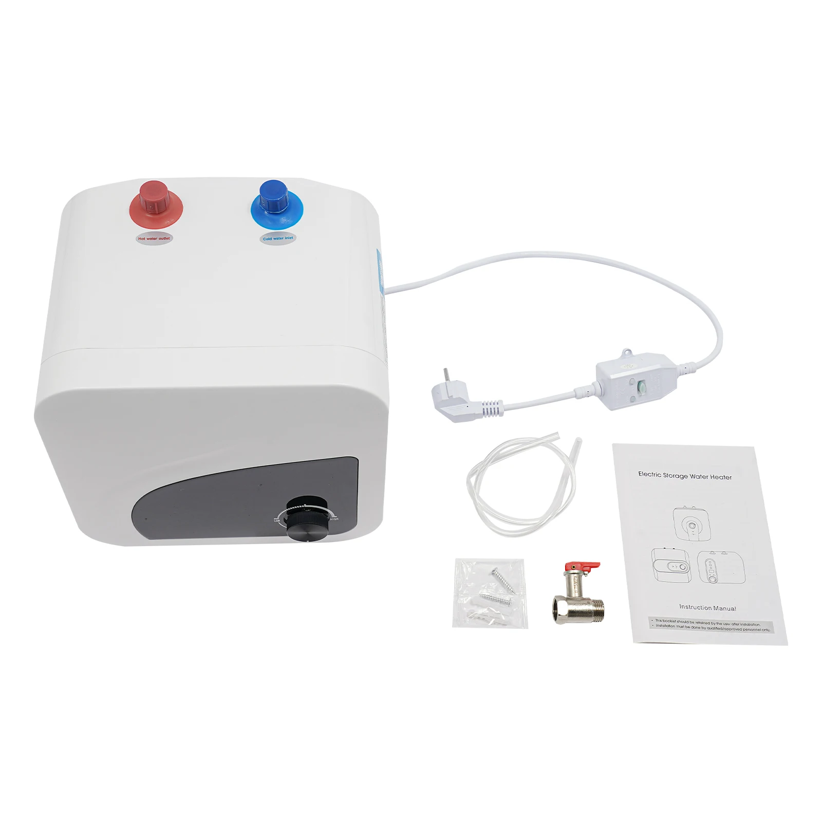 6/8L Water Heater, 1500W Water Heater, Electric Mini Tank Water Heater, Bathroom Kitchen Instant Electric Water Heater