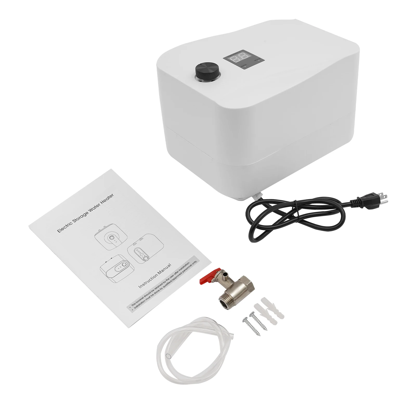 6/8L Water Heater, 1500W Water Heater, Electric Mini Tank Water Heater, Bathroom Kitchen Instant Electric Water Heater