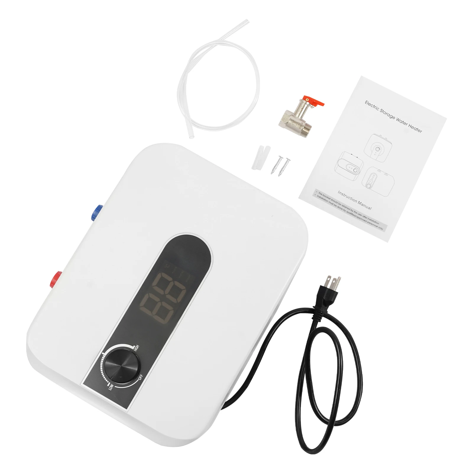 6/8L Water Heater, 1500W Water Heater, Electric Mini Tank Water Heater, Bathroom Kitchen Instant Electric Water Heater
