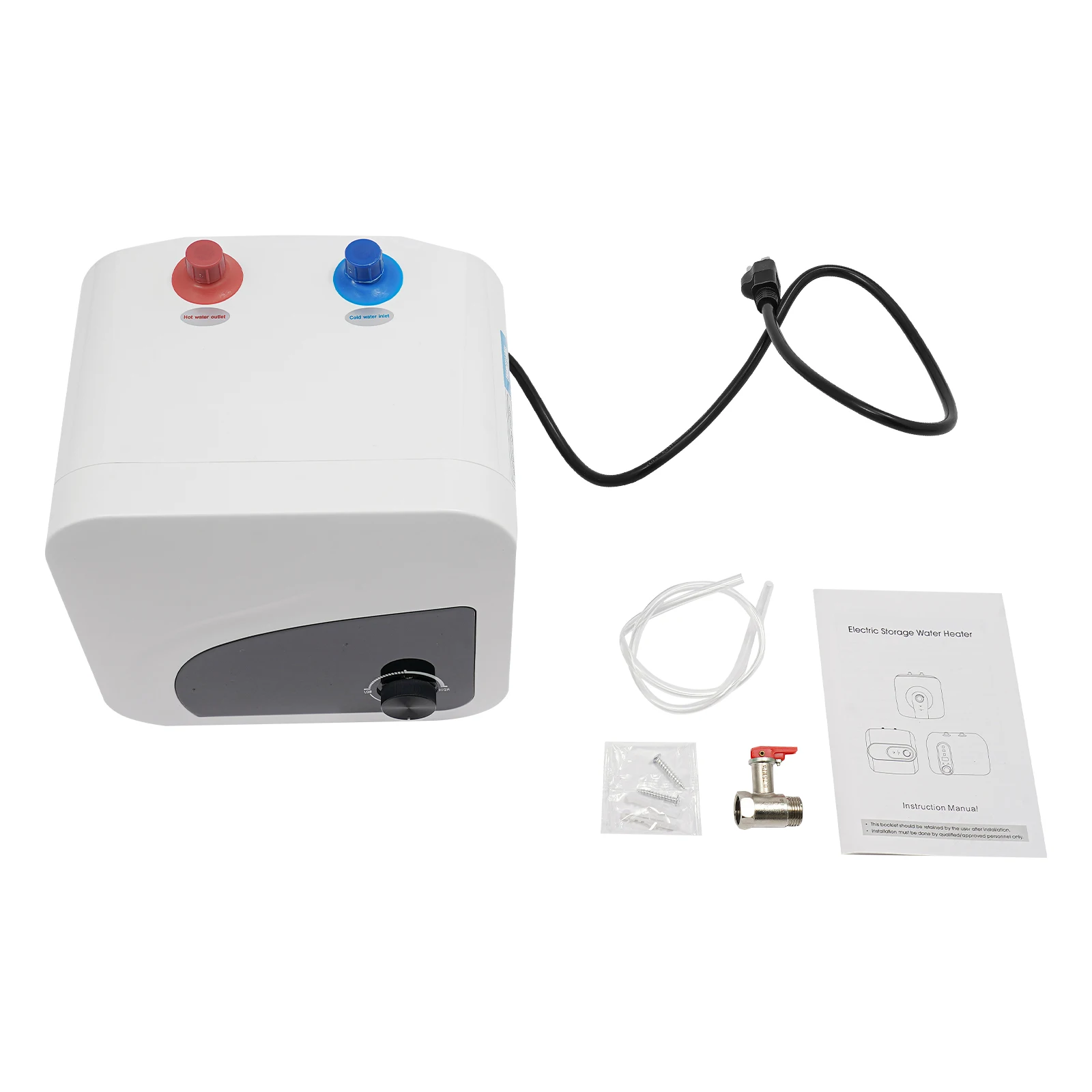 6/8L Water Heater, 1500W Water Heater, Electric Mini Tank Water Heater, Bathroom Kitchen Instant Electric Water Heater