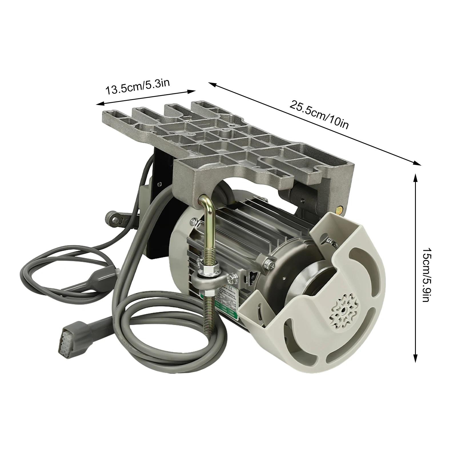 Sewing Machine Motor Sewing Machine Servo Motor 600W/28x10.5x20cm Electric Brushless Split Motor for Industrial Sewing Machine