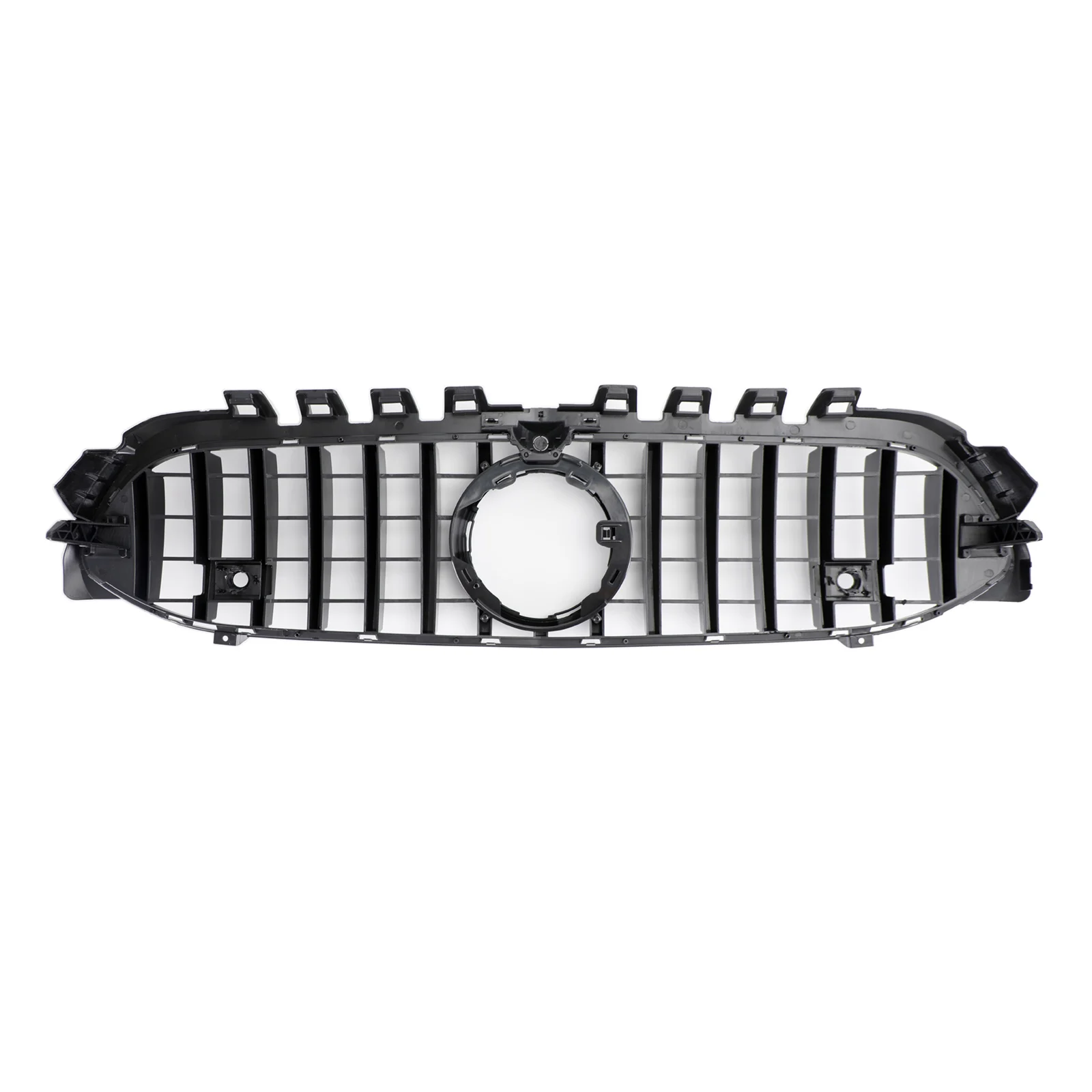 GT Style Front Bumper Grille Fit for Mercedes Benz A-Class W177 2019-2023 Black