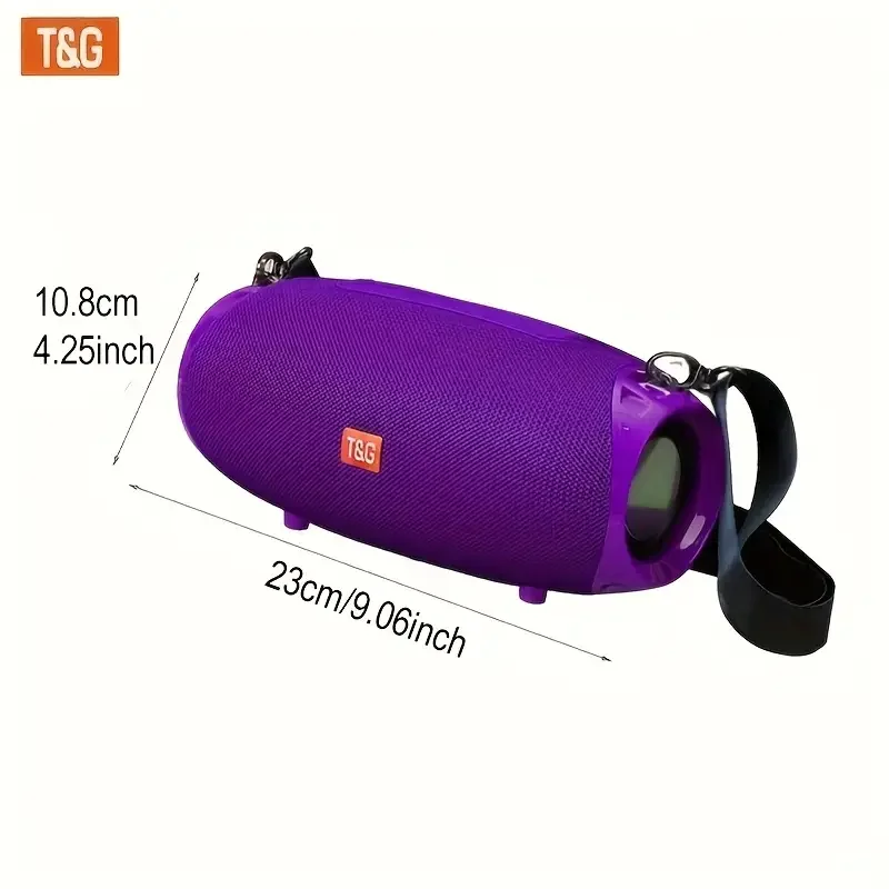 TG534 Portable Wireless Stereo Speaker With Dual Speakers, TWS Stereo Hands-Free Call/FM/TF Card/U Disk, Connect Mobile Phone/Ta