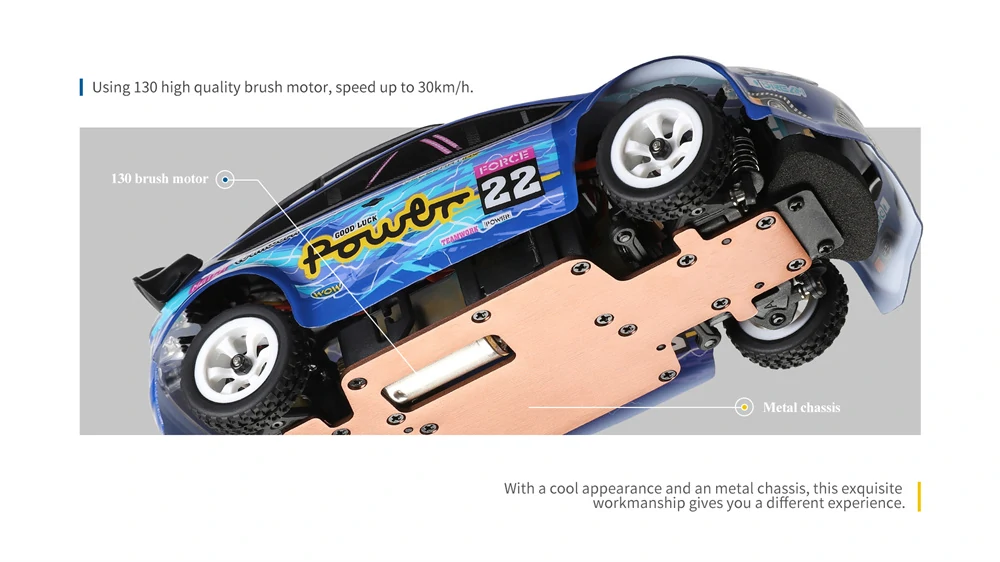 Brushed RTR RC Car Wltoys 284010 1/28 2.4G 4WD Drift LED Lights 30m/h High Speed Full Proportional Vehicle Models Toy