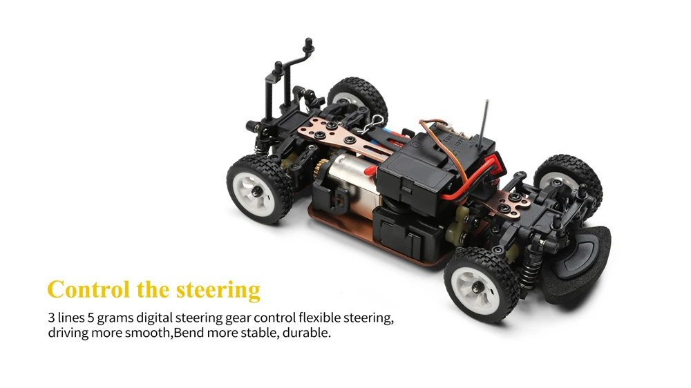 Brushed RTR RC Car Wltoys 284010 1/28 2.4G 4WD Drift LED Lights 30m/h High Speed Full Proportional Vehicle Models Toy