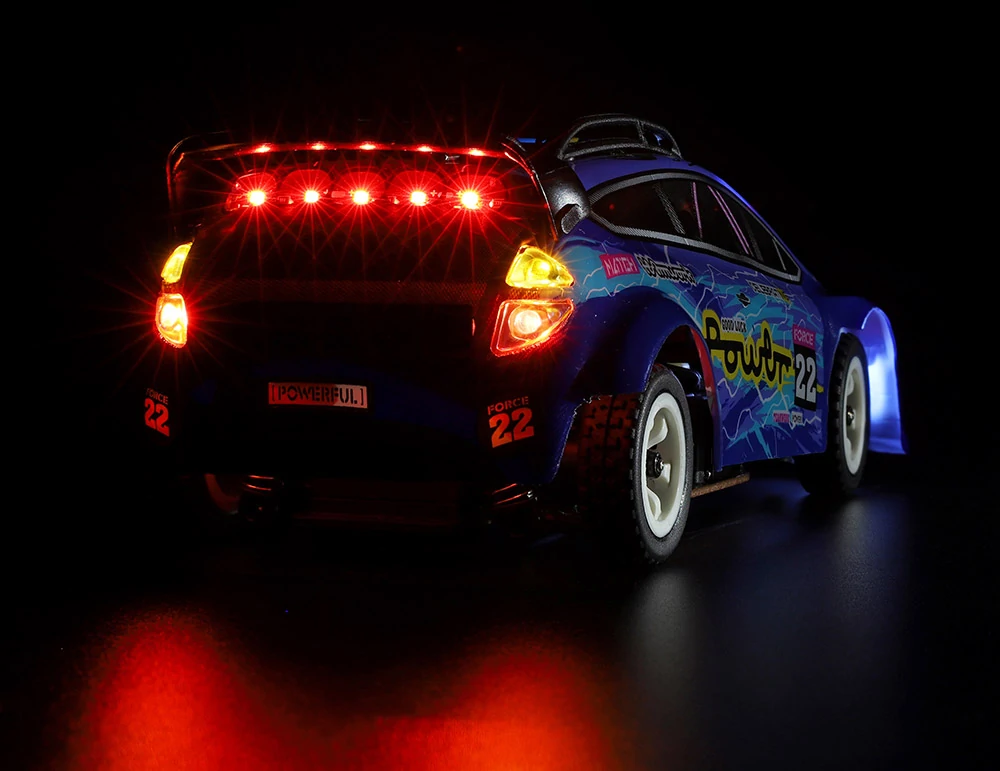 Brushed RTR RC Car Wltoys 284010 1/28 2.4G 4WD Drift LED Lights 30m/h High Speed Full Proportional Vehicle Models Toy