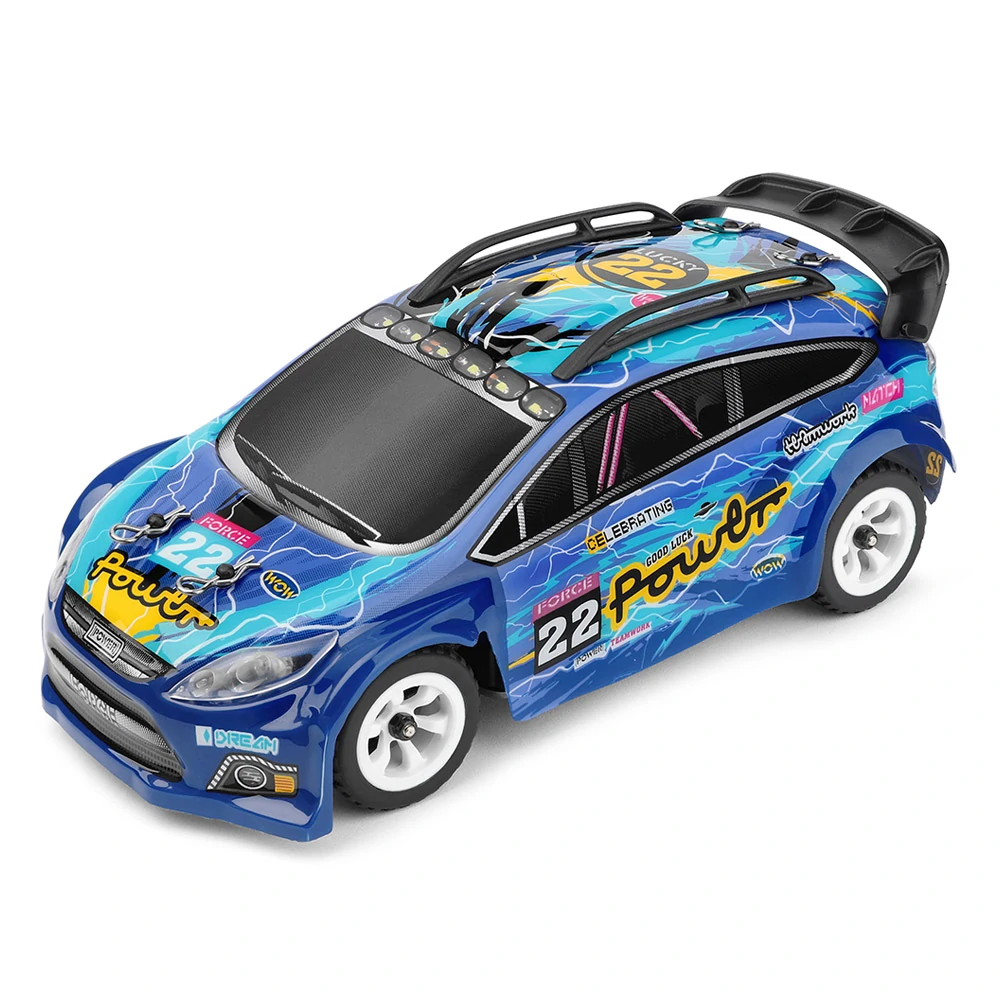 Brushed RTR RC Car Wltoys 284010 1/28 2.4G 4WD Drift LED Lights 30m/h High Speed Full Proportional Vehicle Models Toy