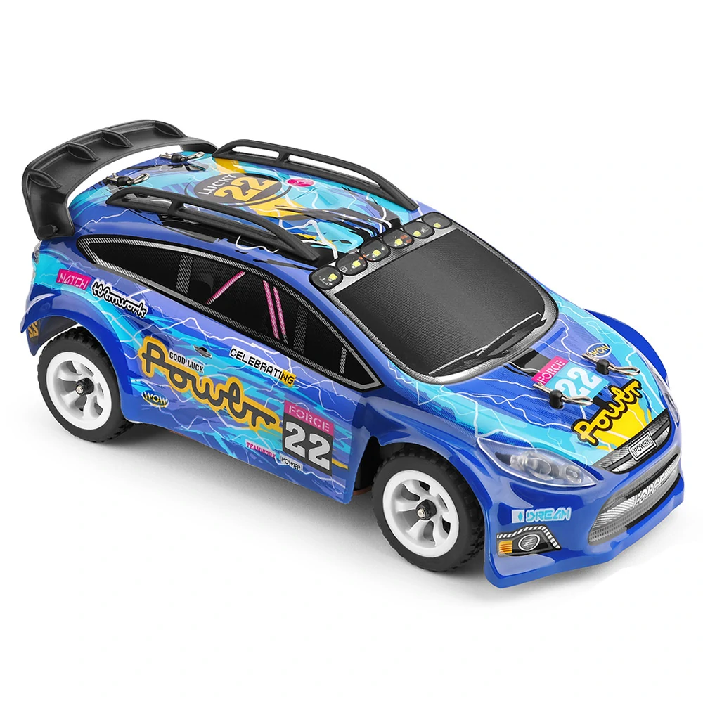 Brushed RTR RC Car Wltoys 284010 1/28 2.4G 4WD Drift LED Lights 30m/h High Speed Full Proportional Vehicle Models Toy