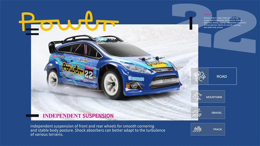 Brushed RTR RC Car Wltoys 284010 1/28 2.4G 4WD Drift LED Lights 30m/h High Speed Full Proportional Vehicle Models Toy