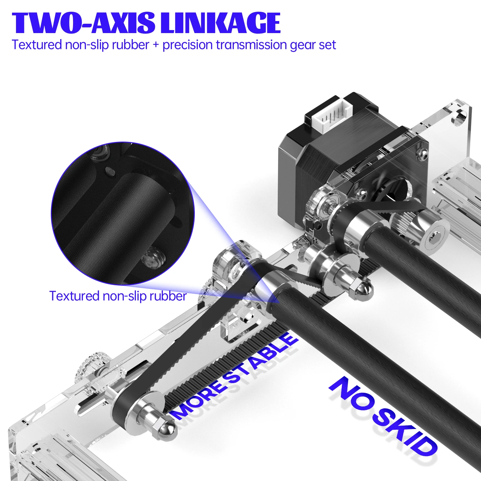SCULPFUN Laser Engraver Roller Y-axis Rotary Roller for Engraving Cylindrical Objects Cans Extensive compatibility