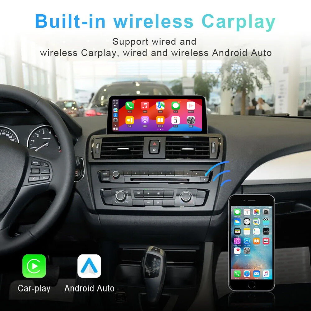 Bonroad 8GB 128GB Snadragon Android 13 Car Radio Screen For BMW F20 F21 F22 F30 F31 F32 F34 F36 Multimedia Player GPS Navigation