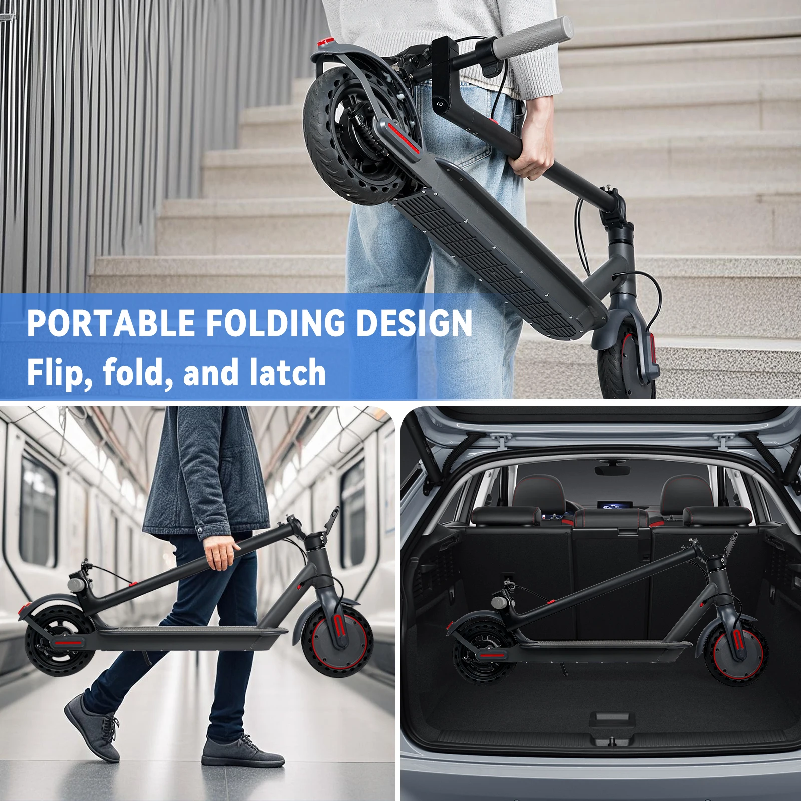 JUICEASE TX01 Electric Scooter for Adults 7.8Ah Super High Powerful Motor up to 8-25KM Range Smart APP Electric Scooter with 5.2 Chips