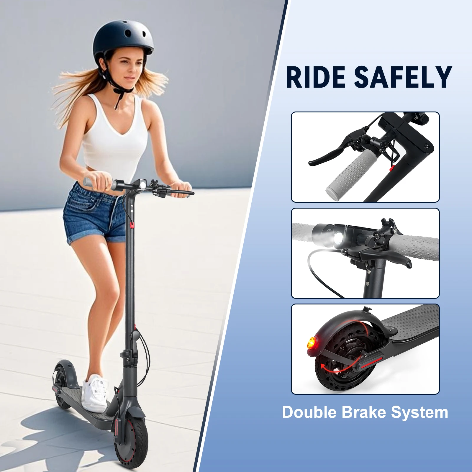 JUICEASE TX01 Electric Scooter for Adults 7.8Ah Super High Powerful Motor up to 8-25KM Range Smart APP Electric Scooter with 5.2 Chips