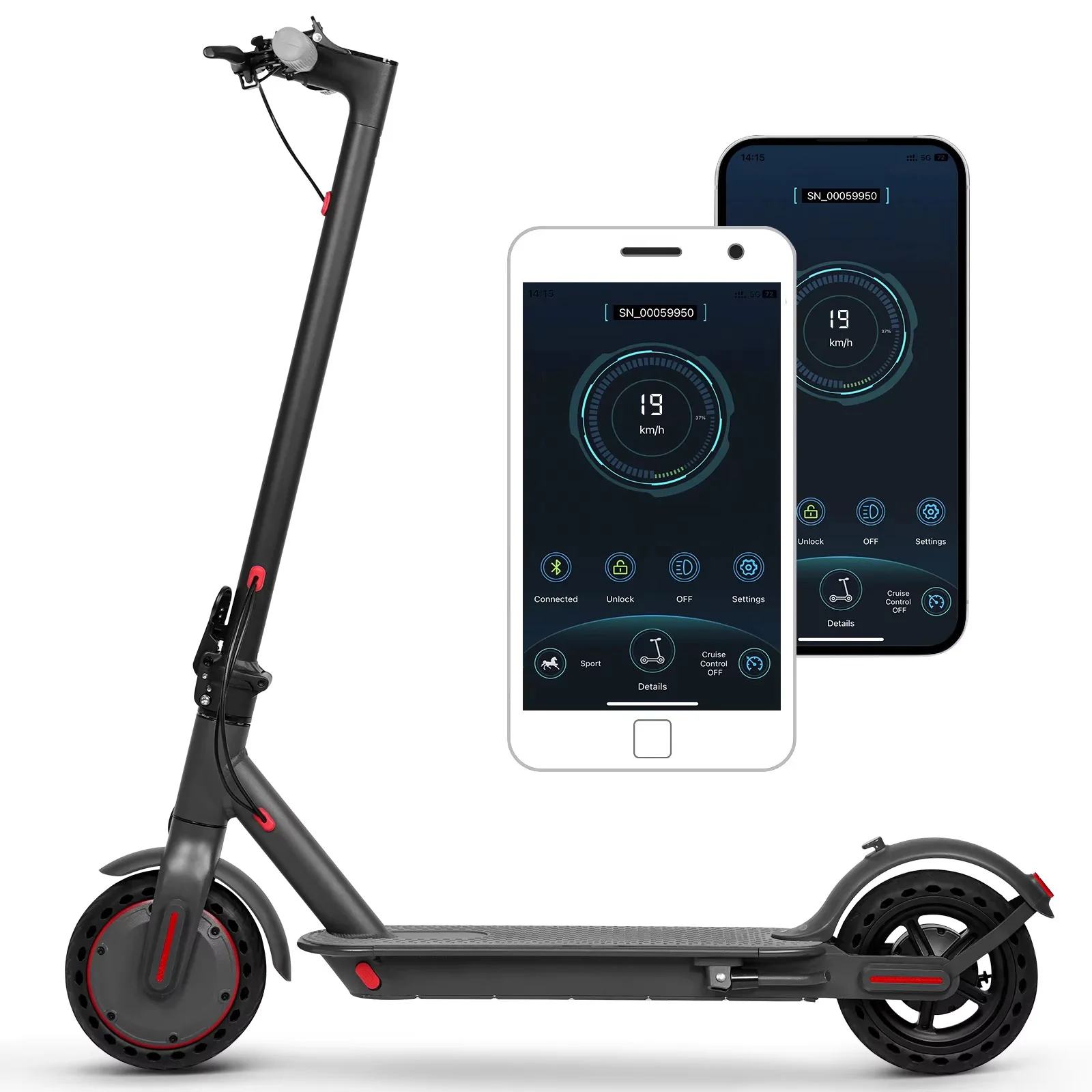 JUICEASE TX01 Electric Scooter for Adults 7.8Ah Super High Powerful Motor up to 8-25KM Range Smart APP Electric Scooter with 5.2 Chips