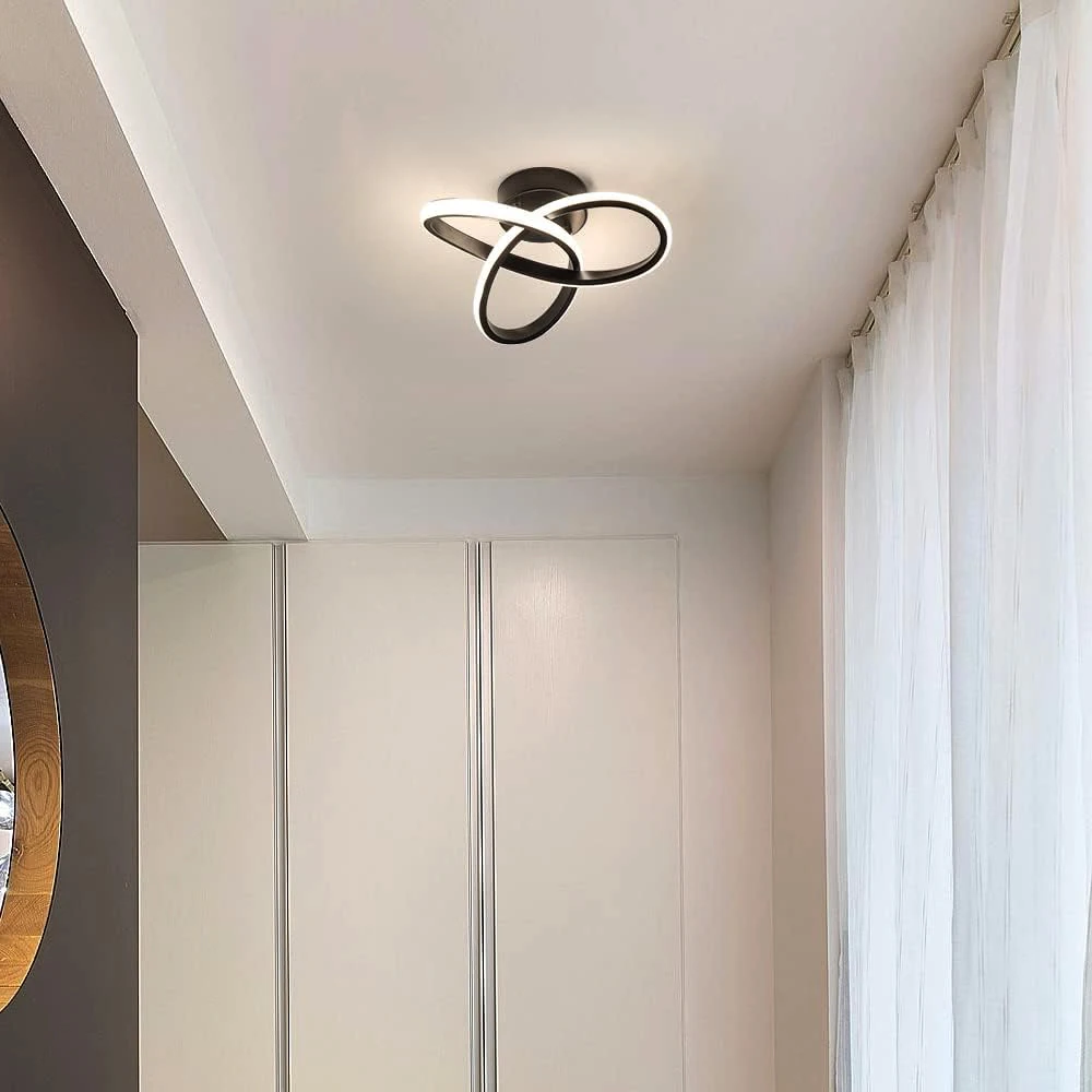 Modern Led Ceiling Lamp Led Ceiling Light 22W 2200Lm for Bedroom Dining Room Kitchen Hallways Living Room, Diameter 25cm