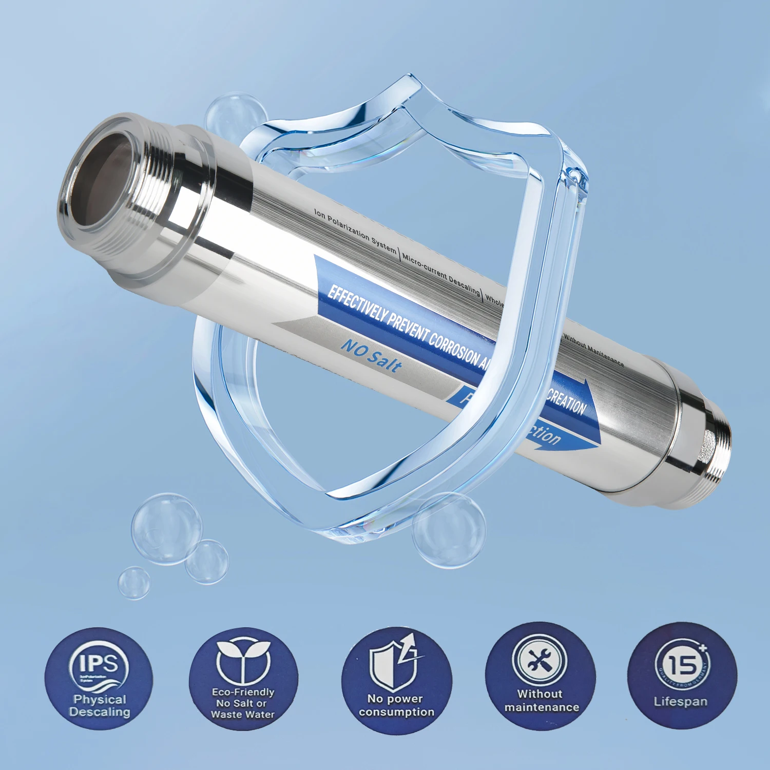 LPS Water Softener House Scale Inhibition System Descaler Water Filter purify Home LPS Scale Inhibition System DN20