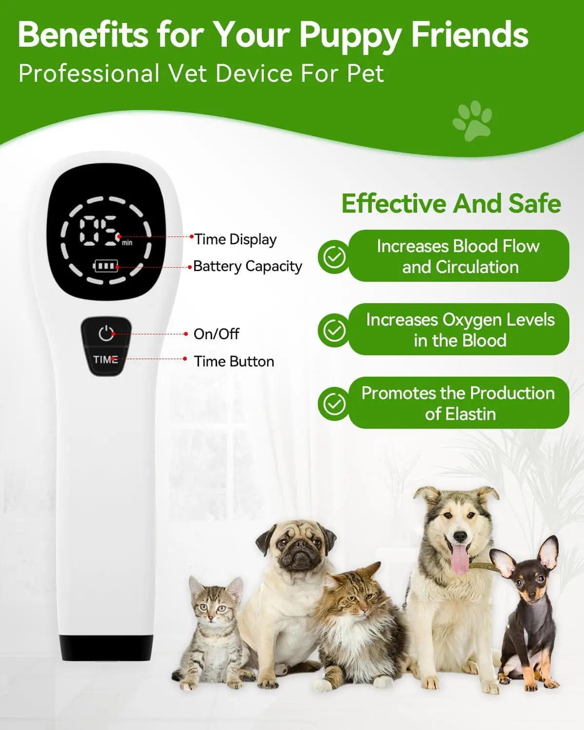 4x808nm Laser Therapy Device for Body Pain Relief LLLT Physiotherapy Equipment for Knee Pain Arthritis Frozen Shoulder for Horse