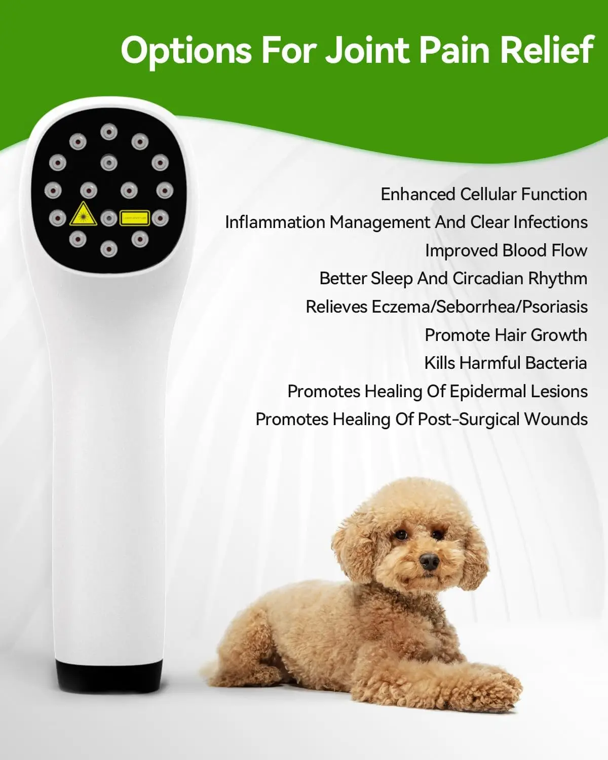 4x808nm Laser Therapy Device for Body Pain Relief LLLT Physiotherapy Equipment for Knee Pain Arthritis Frozen Shoulder for Horse