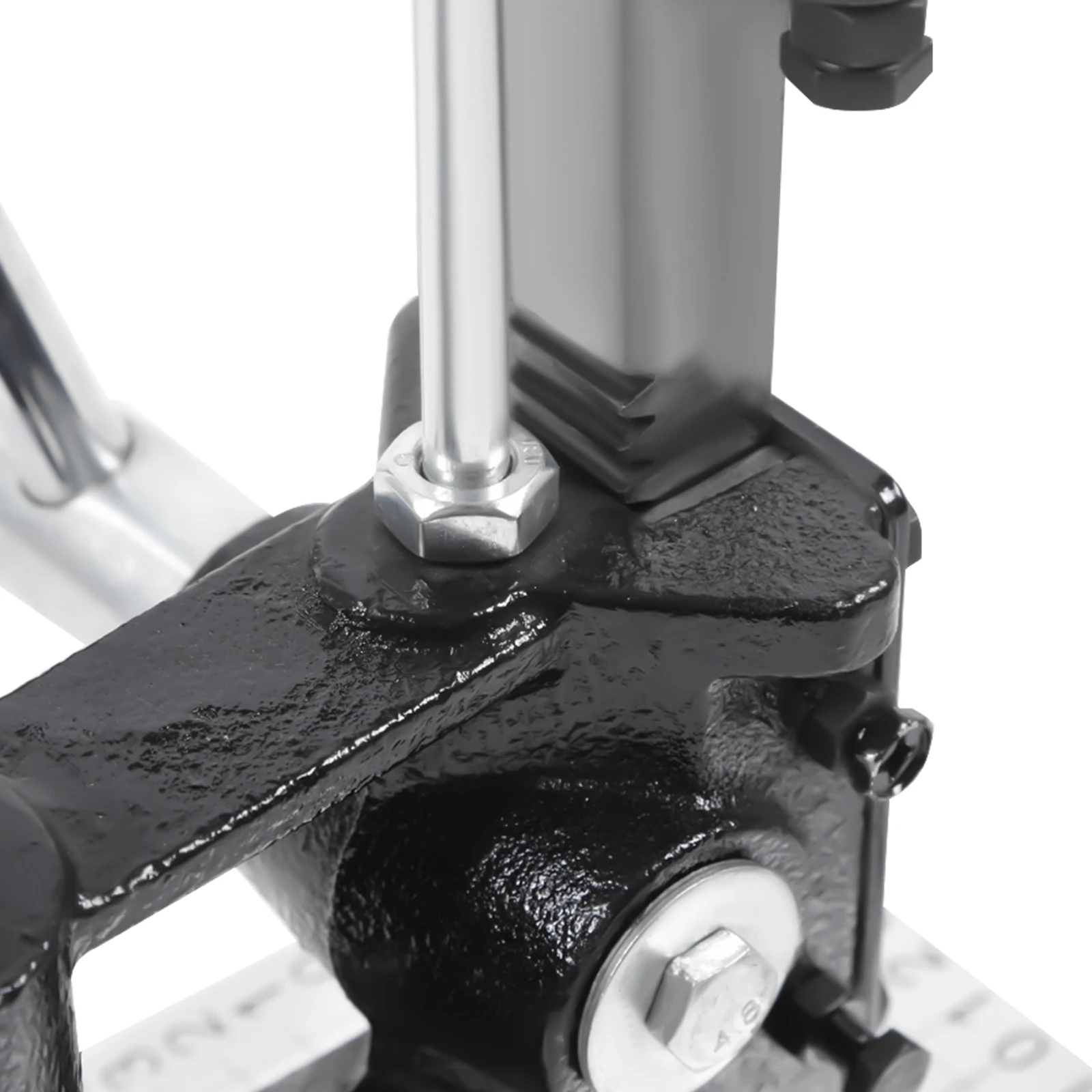 Manual Press Puncher 0-16cm Adjustable Height for Leather Craftsmen for Punching Pronging Stamping Processes