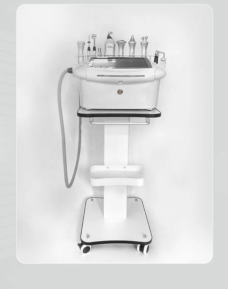 NEWGAGA Beauty Salon Stand Rolling Trolley Machine Cart SPA Wheel Holder Storage Equipment Organizer 3 Tier with Push Handle