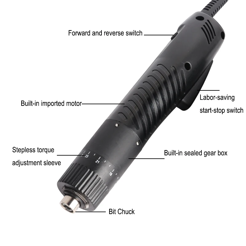 Adjustable Electric Screwdriver,Automatic Speed Industrial Torque Power Tool 36V Screw Drill Bit Optional,Electric Drill Repair