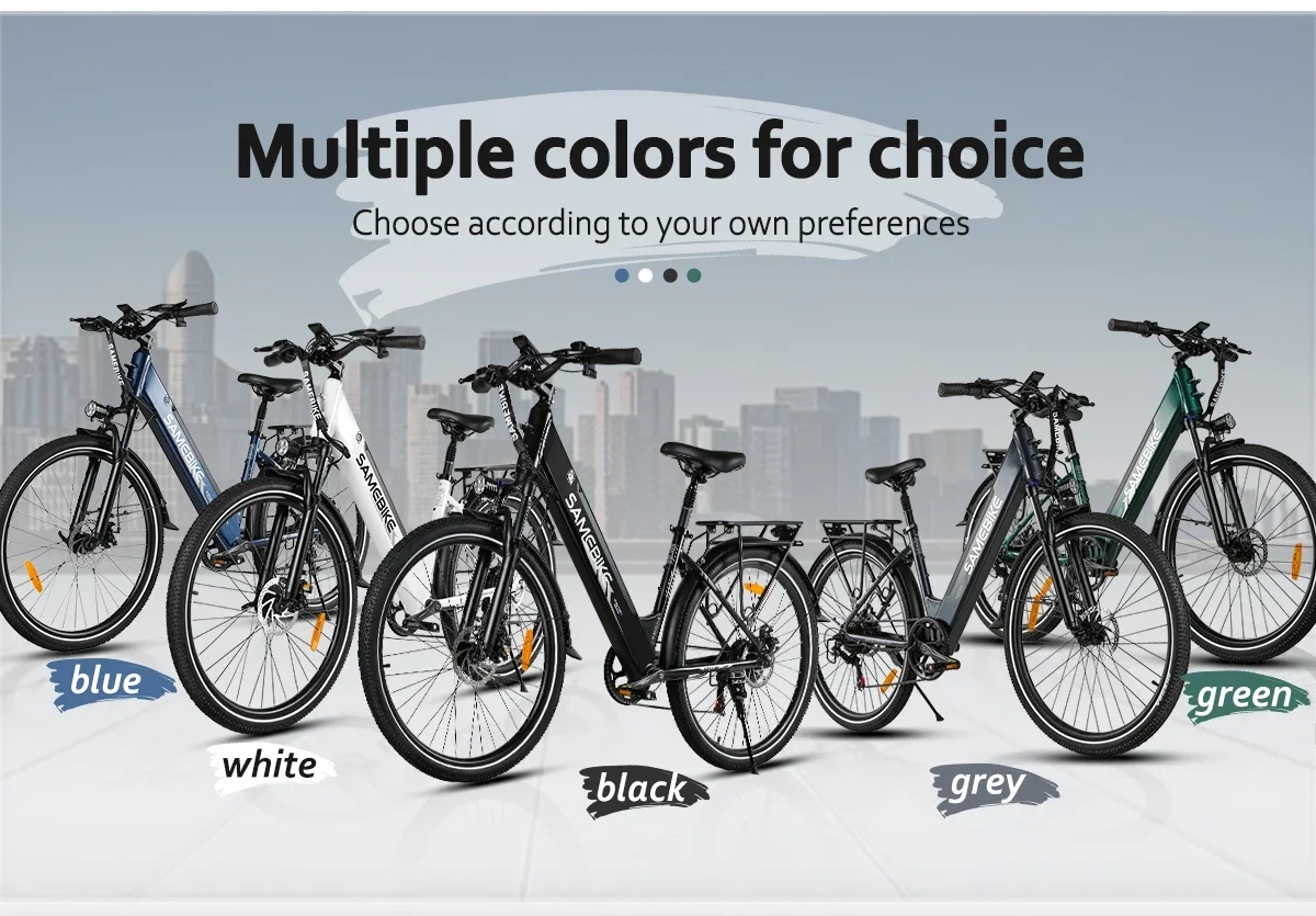 SAMEBIKE RS-A01Pro Electric Bicycle Brushless Motor 36V15AH Lithium Battery E Bike 26 Inch Tire Snow Adult Electric Bike