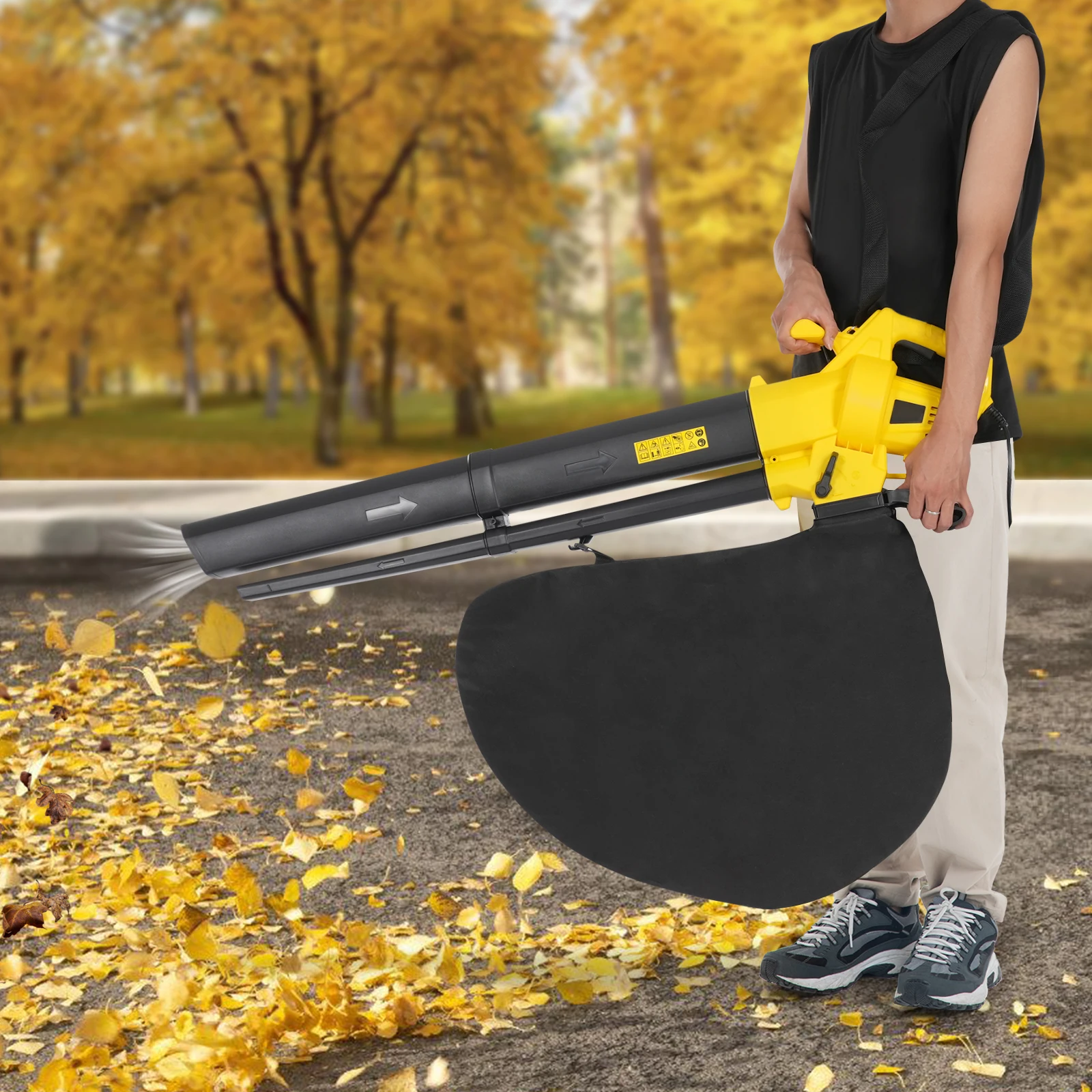 Electric Blade Blower Handheld Blade Blower Courtyard Garden Blower