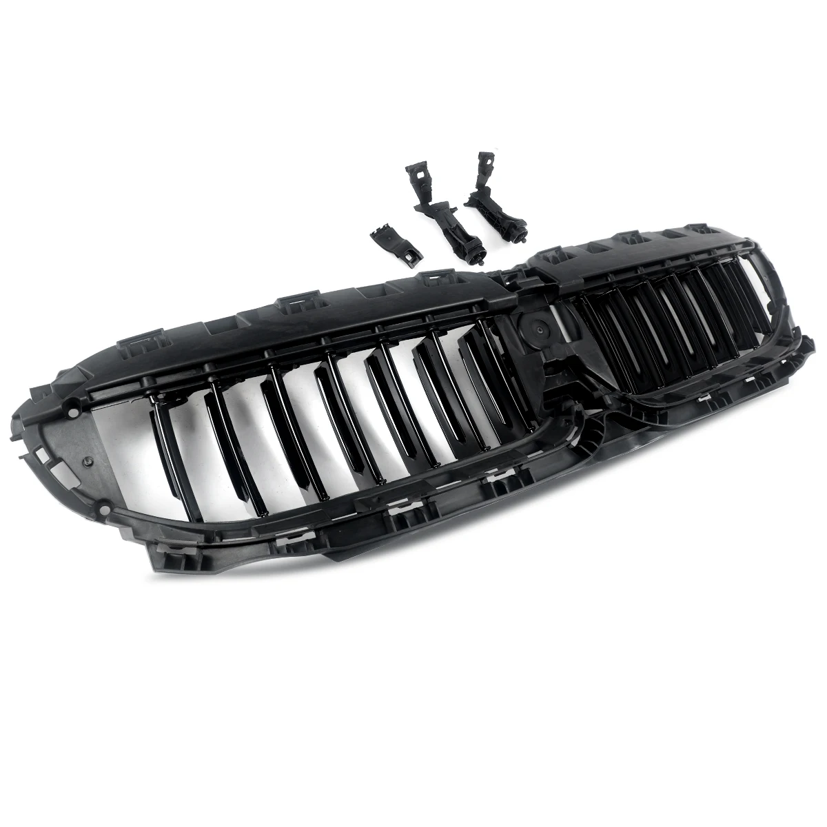 Front Radiator Grille Active Air Shutter Black Compatible with BMW G20 G21 330i 2019-2022 Automotive Exterior Parts 51749465188