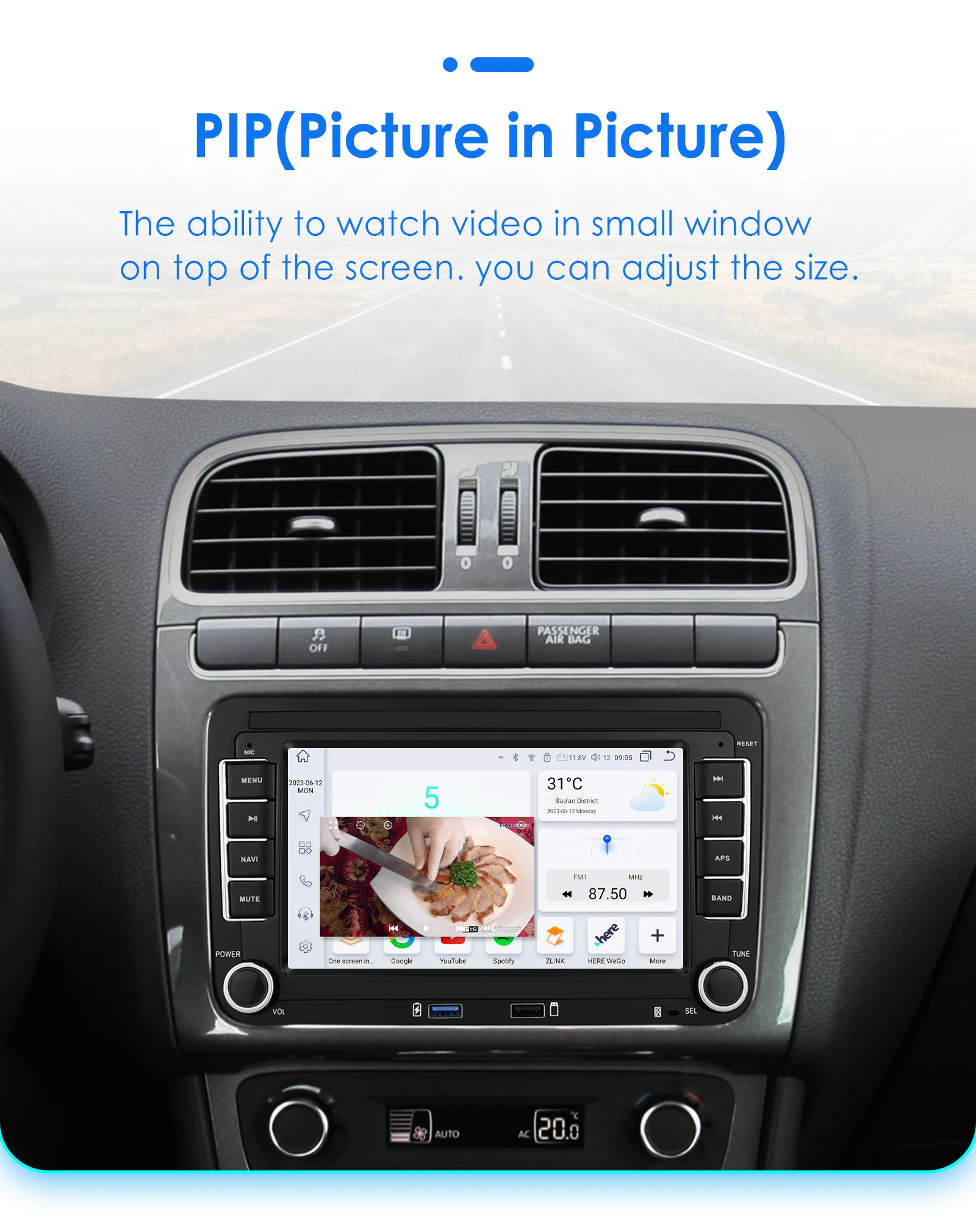 Android13 Car Radio For Volkswagen Skoda Octavia golf 5 6 touran passat polo Jetta 2Din Car Multimedia Player GPS WiFi Carplay