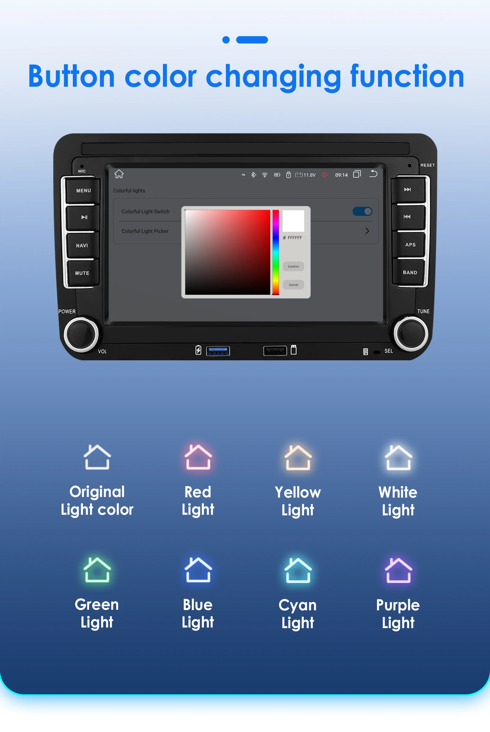 Android13 Car Radio For Volkswagen Skoda Octavia golf 5 6 touran passat polo Jetta 2Din Car Multimedia Player GPS WiFi Carplay