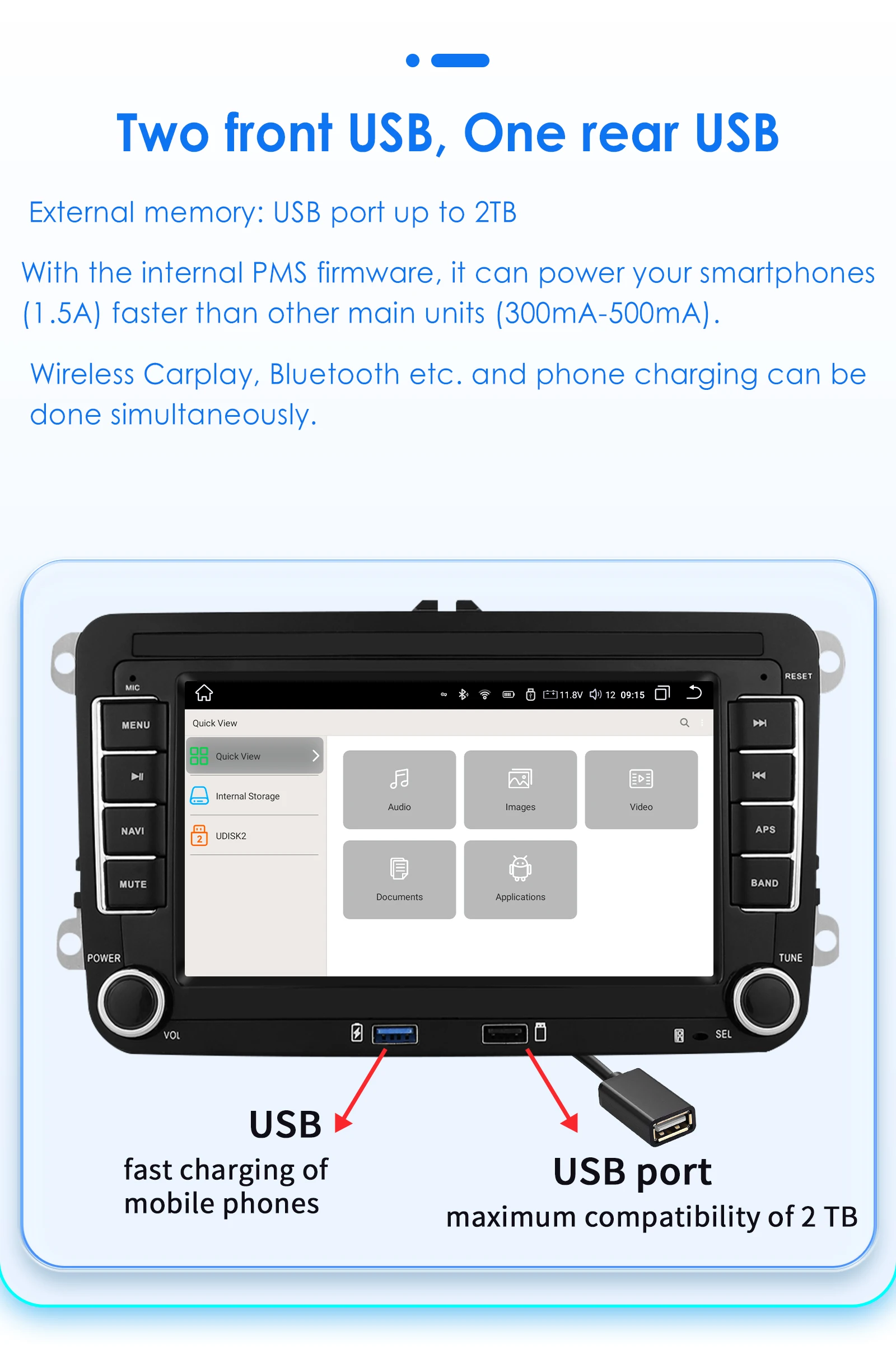 Android13 Car Radio For Volkswagen Skoda Octavia golf 5 6 touran passat polo Jetta 2Din Car Multimedia Player GPS WiFi Carplay
