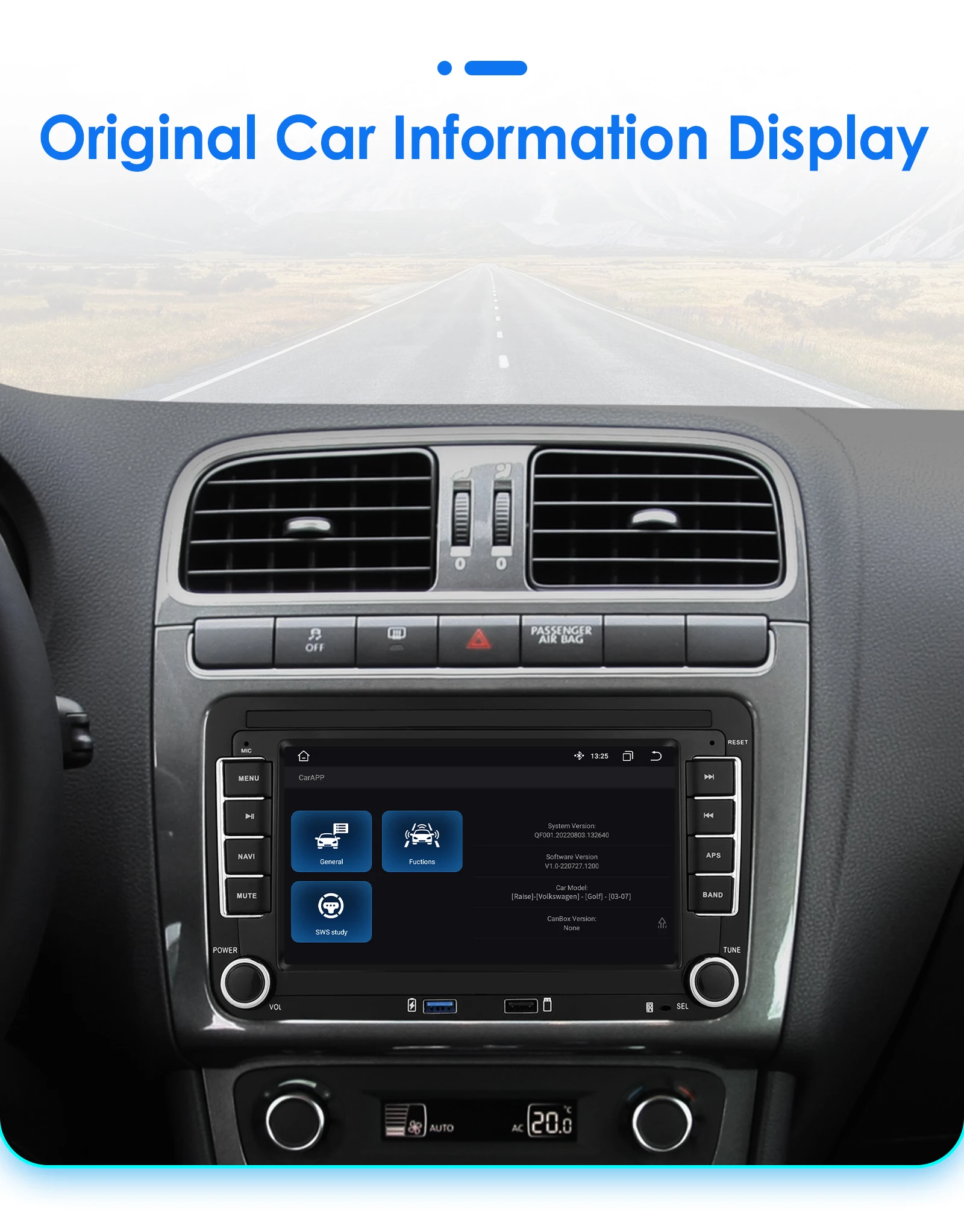 Android13 Car Radio For Volkswagen Skoda Octavia golf 5 6 touran passat polo Jetta 2Din Car Multimedia Player GPS WiFi Carplay