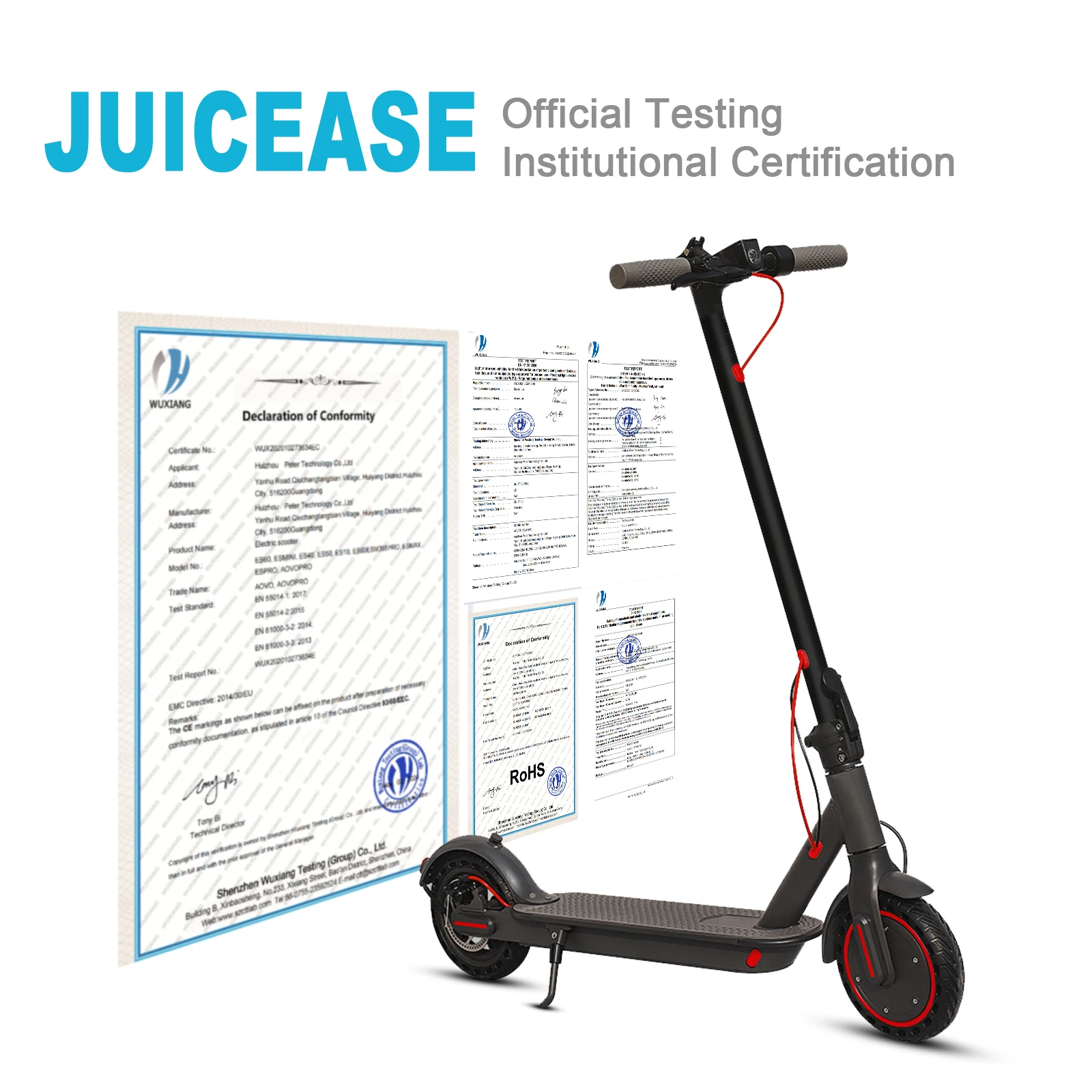 2026 New JUICEASE 7.8-14.5AH Electric Scooter High Speed 25-45KM Ultra Long Range Smart Aovopro APP Electric Scooter with Double Brake
